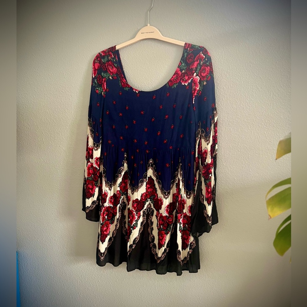 Blue Floral Dress
